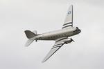 Aircraft F-AZOX, Douglas DC-3C-S1C3G, On display, Morlaix-Ploujean airport (LFRU-MXN), at LFRU, photo by Yves-Q