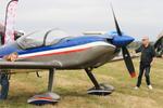 Aircraft F-HPUL, Aura Aero Integral R, Static display, Morlaix-Ploujean airport (LFRU-MXN), at LFRU, photo by Yves-Q
