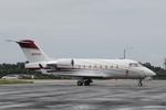 Aircraft N572CS, Challenger 572CS sits on the Private Sky ramp at Southwest Florida International Airport, at KRSW, photo by Suncoast Spotter