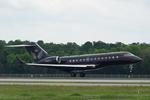Aircraft N100LA, Global 100LA arrives at Southwest Florida International Airport following flight from Opa-Locka Airport, at KRSW, photo by Suncoast Spotter