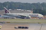 Aircraft A7-BFE, QTR Cargo 777F zx FRA-ATL, at KATL, photo by FloridaMetal