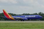 Aircraft N8695D, Southwest 651 arrives at Southwest Florida International Airport following flight from St Louis-Lambert International Airport, at KRSW, photo by Suncoast Spotter