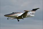 Aircraft 2-JEFF, 2007 Eclipse EA500 arriving at Gloucestershire Airport, at EGBJ, photo by Mike_Y
