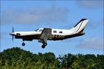 Aircraft 2-LOOK, 1993 Piper PA-46-350P Malibu Mirage DLX arriving at Cotswold Airport, at EGBP, photo by Mike_Y