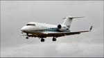 Aircraft 2-NITE, 2005 Bombardier Challenger 604 arriving at London Oxford Airport, at EGTK, photo by Mike_Y