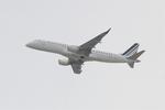 Aircraft F-HBLE, Embraer 190LR, Climbing from rwy 03, Nantes-Atlantique airport (LFRS-NTE), at LFRS, photo by Yves-Q