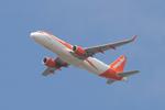 Aircraft OE-IVT, Airbus A320-214, Climbing from rwy 03, Nantes-Atlantique airport (LFRS-NTE), at LFRS, photo by Yves-Q