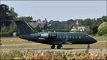Aircraft 2-RANI, 2000 Bombardier Challenger 604 departing London Oxford Airport, at EGTK, photo by Mike_Y