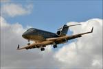 Aircraft 2-RANI, 2000 Bombardier Challenger 604 arriving at London Oxford Airport, at EGTK, photo by Mike_Y