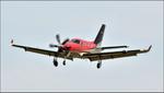 Aircraft 2-RIDE, 2010 Socata TBM-700N arriving at Gloucestershire Airport, at EGBJ, photo by Mike_Y