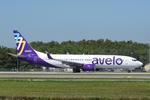 Aircraft N805VL, Avelo 358 departs Southwest Florida International Airport enroute to Tweed New Haven Airport, at KRSW, photo by Suncoast Spotter
