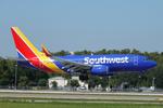 Aircraft N226WN, Southwest 700 arrives at Southwest Florida International Airport following flight from Nashville International Airport, at KRSW, photo by Suncoast Spotter