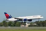 Aircraft N821DX, Delta 1089 arrives at Southwest Florida International Airport following flight from Hartsfield-Jackson Atlanta International Airport, at KRSW, photo by Suncoast Spotter