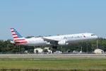 Aircraft N186US, American 1781 arrives at Southwest Florida International Airport following flight from Charlotte-Douglas International Airport, at KRSW, photo by Suncoast Spotter