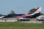 Aircraft N858MG, Citation 858MG sits on the Private Sky ramp at Southwest Florida International Airport, at KRSW, photo by Suncoast Spotter