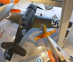 Aircraft FR-110, Fokker D.XXI on skis at the Suomen Ilmavoimamuseo (Finnish Air Force Museum, formerly known as Keski-Suomen Ilmailumuseo / Aviation Museum of Central Finland), Jyväskylä-Tikkakoski, photo by iwarnecke
