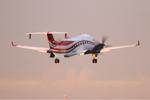Aircraft F-HETS, Raytheon Aircraft Company 1900D, Take off rwy 07R, Brest-Bretagne Airport (LFRB-BES), at LFRB, photo by Yves-Q
