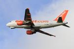Aircraft G-EZAG, Airbus A319-111, Climbing from rwy 25L, Brest-Bretagne airport (LFRB-BES), at LFRB, photo by Yves-Q