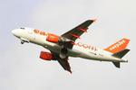 Aircraft G-EZAG, Airbus A319-111, Climbing from rwy 25L, Brest-Bretagne airport (LFRB-BES), at LFRB, photo by Yves-Q