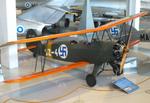 Aircraft OH-SZO, Focke-Wulf Fw 44J Stieglitz at the Suomen Ilmavoimamuseo (Finnish Air Force Museum, formerly known as Keski-Suomen Ilmailumuseo / Aviation Museum of Central Finland), Jyväskylä-Tikkakoski, photo by iwarnecke