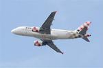 Aircraft EC-MUT, Airbus A319-111, Climbing from rwy 03, Nantes-Atlantique airport (LFRS-NTE), at LFRS, photo by Yves-Q