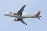 Aircraft EC-MUC, Airbus A319-111, Climbing from rwy 03, Nantes-Atlantique airport (LFRS-NTE), at LFRS, photo by Yves-Q