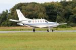 Aircraft 100, Socata TBM-700, Taxiing rwy 04, Morlaix-Ploujean airport (LFRU-MXN), at LFRU, photo by Yves-Q