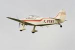 Aircraft F-PYNY, Piel CP-320A Super Emeraude, On display, Morlaix-Ploujean airport (LFRU-MXN), at LFRU, photo by Yves-Q