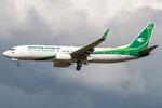 Aircraft YI-ASH, Iraq Airways 737-800, at LOWW, photo by Andy Graf