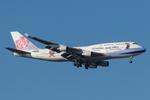 Aircraft B-18203, China Airlines 747-400, at LOWW, photo by Andy Graf