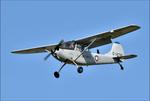 Aircraft G-VNAM, 1951 Cessna L-19A Bird Dog arriving at Gloucestershire Airport, at EGBJ, photo by Mike_Y