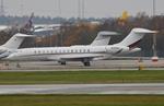 Aircraft N195QS, Ramp M, at ESSA, photo by wijken
