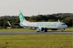 Aircraft F-HTVX, Boeing 737-8JP, Take off run rwy 07R, Brest-Bretagne airport (LFRB-BES), at LFRB, photo by Yves-Q