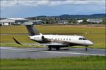 Aircraft 9H-JFX, 2021 Embraer EMB-550 Praetor 600 preparing to depart Gloucestershire Airport, at EGBJ, photo by Mike_Y