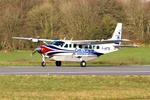 Aircraft F-HFTR, Textron Aviation Inc. Grand Caravan 208B, Ready to take off rwy 25L, Brest-Bretagne airport (LFRB-BES), at LFRB, photo by Yves-Q