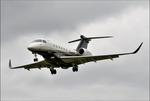 Aircraft 9H-LFX, 2021 Embraer EMB-550 Praetor 600 arriving at Gloucestershire Airport, at EGBJ, photo by Mike_Y