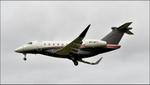 Aircraft 9H-MFX, 2023 Embraer EMB-550 Praetor 600 arriving at Gloucestershire Airport, at EGBJ, photo by Mike_Y