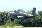Aircraft F-AZYI, Breguet Br.1050 Alizé, Take off rwy 22, Morlaix-Ploujean airport (LFRU-MXN), at LFRU, photo by Yves-Q