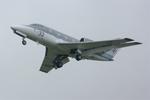 Aircraft 32, Dassault Falcon 10MER, n display, Morlaix-Ploujean airport (LFRU-MXN), at LFRU, photo by Yves-Q