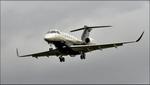 Aircraft 9H-PFX, 2025 Embraer EMB-550 Praetor 600 arriving at Gloucestershire Airport, at EGBJ, photo by Mike_Y