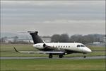 Aircraft 9H-RFX, 2015 Embraer EMB-550 Legacy 500 preparing to depart Gloucestershire Airport, at EGBJ, photo by Mike_Y