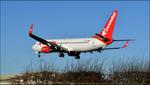 Aircraft 9H-TJA, 2006 Boeing 737-8F2 arriving at Cotswold Airport, at EGBP, photo by Mike_Y