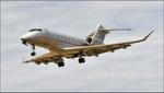 Aircraft 9H-VCC, 2015 Bombardier Challenger 350 arriving at London Oxford Airport, at EGTK, photo by Mike_Y