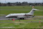 Aircraft 9H-VCF, 2014 Bombardier Challenger 350 arriving at Gloucestershire Airport, at EGBJ, photo by Mike_Y