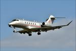 Aircraft 9H-VCK, 2015 Bombardier Challenger 350 arriving at Gloucestershire Airport, at EGBJ, photo by Mike_Y