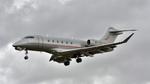 Aircraft 9H-VCZ, 2016 Bombardier Challenger 350 arriving at Gloucestershire Airport, at EGBJ, photo by Mike_Y