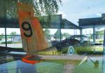 Aircraft VN-9, Valmet L-70 Vinka inside a glass pavilion (sorry for the reflections) at the Lentokonepuisto (Aircraft Park), Kauhava, photo by iwarnecke