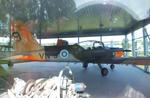 Aircraft VN-9, Valmet L-70 Vinka inside a glass pavilion (sorry for the reflections) at the Lentokonepuisto (Aircraft Park), Kauhava, photo by iwarnecke