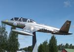 Aircraft FM-12, Fouga CM.170R Magister at the Lentokonepuisto (Aircraft Park), Kauhava, photo by iwarnecke