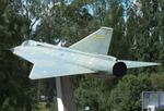 Aircraft DK-201, SAAB 35S Draken at the intersection leading to the Hallinportti Ilmailumuseo (Halli Aviation Museum), Halli-Kuorevesi, photo by iwarnecke